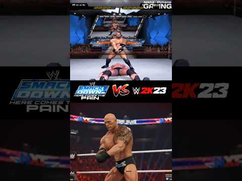 WWE 2K23 vs WWE Smackdown Here Comes the Pain: Graphics Comparison 🔥