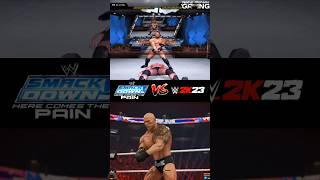 WWE 2K23 vs WWE Smackdown Here Comes the Pain: Graphics Comparison 🔥