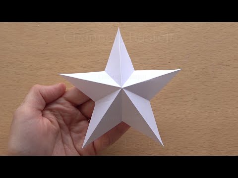 Sterne basteln mit Papier für Weihnachten. Leichte Weihnachtssterne basteln als Weihnachtsdekoration