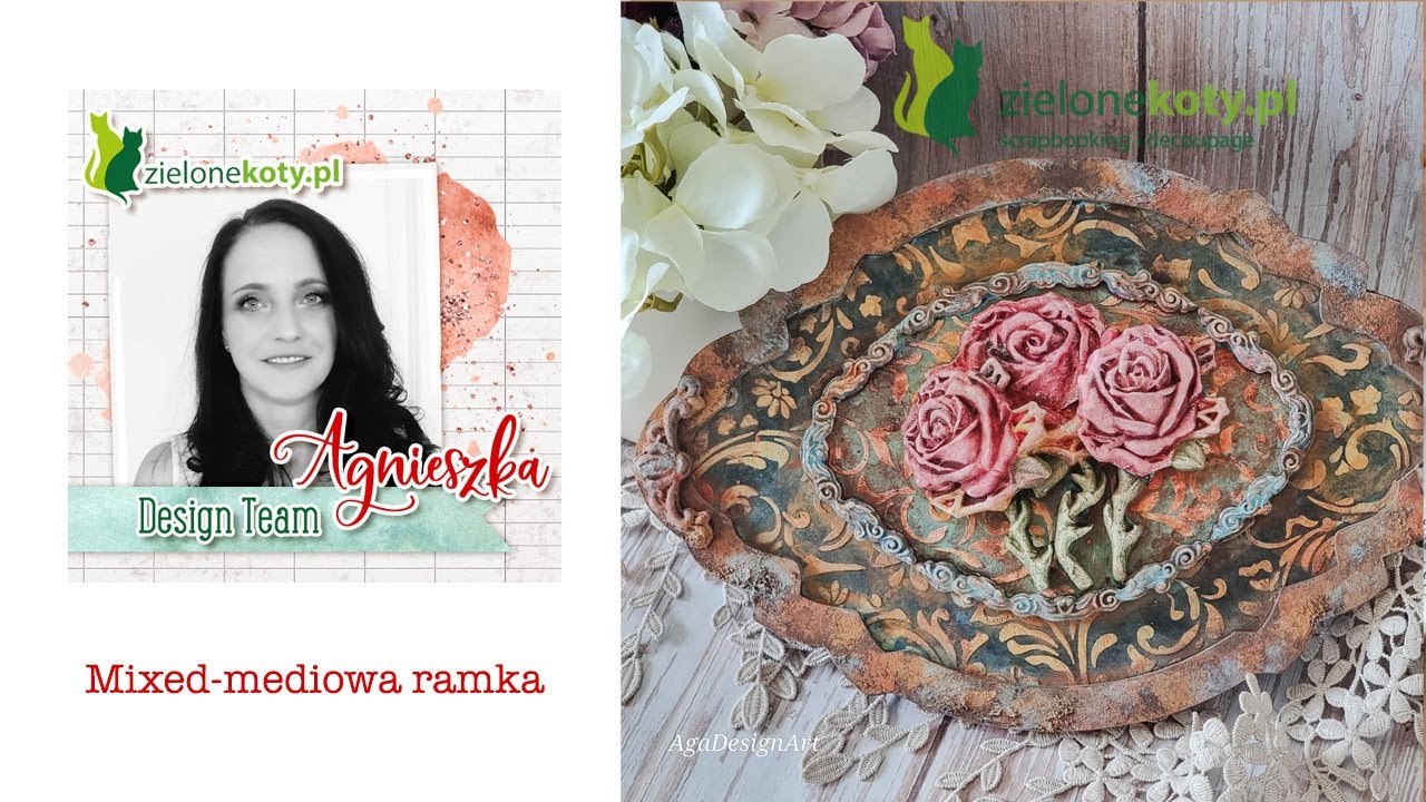 Mixed-Mediowa ramka + video | Agnieszka