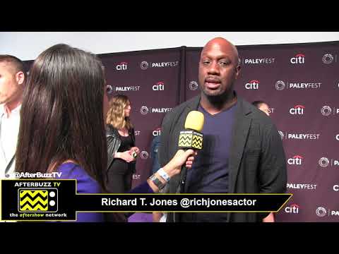 Richard T. Jones at 2018 PaleyFest for "The Rookie"