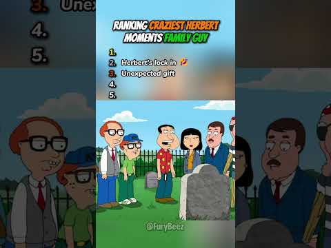 Ranking Craziest Herbert Moments in Family Guy 🤣