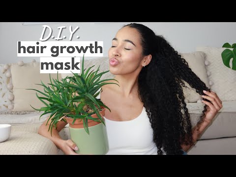 DIY Aloe Vera HAIR GROWTH MASK | How To Apply!