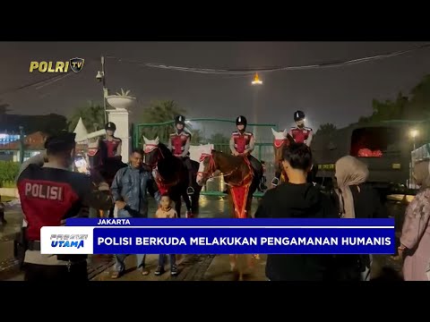 MASYARAKAT APRESIASI SATUAN POLSATWA POLRI HUMANIS AMANKAN PERGANTIAN TAHUN