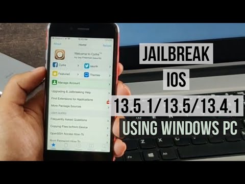 How To Jailbreak iOS 13.5.1/13.5/13.4.1 in Windows PC | [iPhone X, 8 Plus, 8, 7 Plus, 7, 6s]