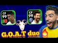 I PLAYED WITH THE GOAT COMBO MESSI + RONALDO 🐐🔥 eFootball 2023 mobile