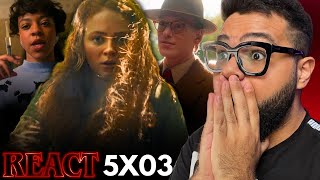 MAX VOLTOU!! ERICA PROTAGONISTA!! STRANGER THINGS 5ª TEMPORADA Episódio 3 REACT