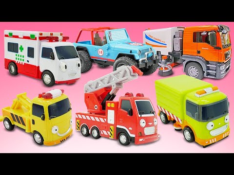 Véhicules d'assistance : vidéos en français sur les jeux pour garçons avec des voitures.