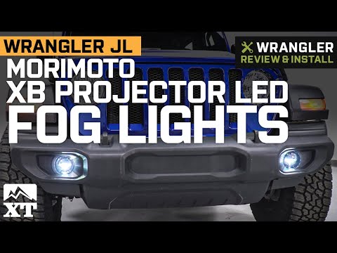 Jeep Wrangler JL Morimoto XB Projector LED Fog Lights Review & Install
