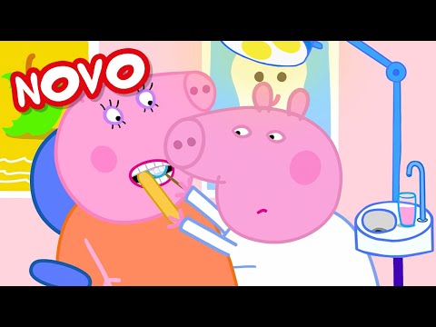 Capa de Peppa Pig Português Brasil | Peppa de Adulto é Dentista | NOVO Contos da Peppa Pig