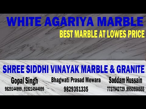 Agaria White Marble Slab