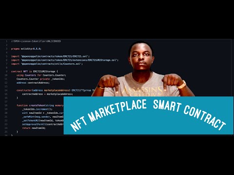 Build and test an NFT marketplace smart contract || solidity tutorial