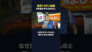 参政党2800人から10万人へ　6年で広がった政治の受け皿