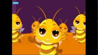greedy bees -  Animated cartoon story for kids - nursery story