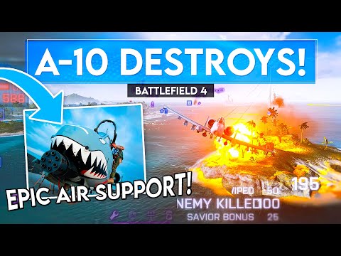 The A-10 Warthog is SCARY in Battlefield 4...