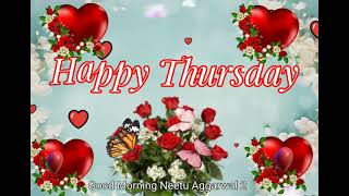 Good Morning Happy Thursday Message,Happy Thursday Whatsapp Status Video,Thursday Greetings,Sms
