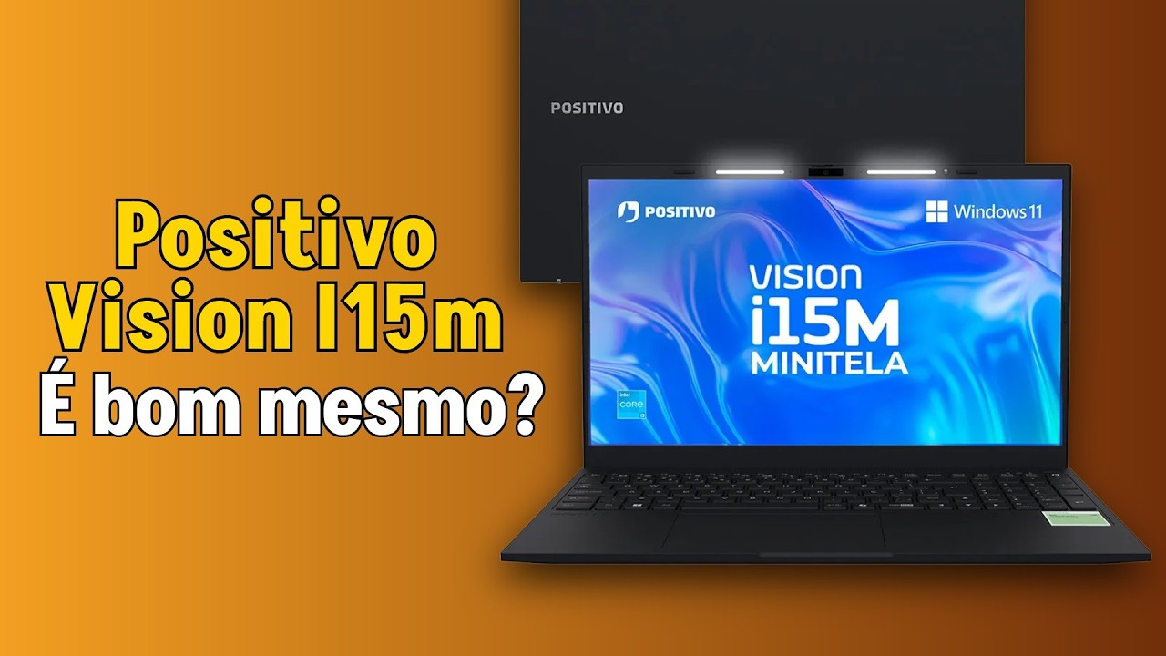 Miniatura da avaliação em vídeo de Notebook Positivo Vision i15M Intel Core i3 8GB 256GB SSD