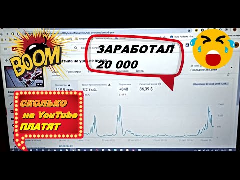 Сколько зарабатывают на YouTube | Сколько можно заработать на ютубе 20 000 рублей за одно видео