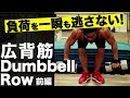 『広背筋!負荷を逃すな!!ダンベルベントオーバーロー!』CHICKEN HEART TV vol.78実技篇