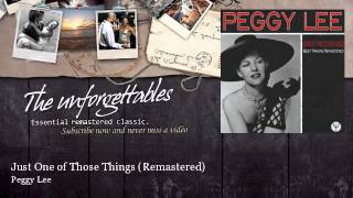 Peggy Lee - Just One of Those Things - Remastered