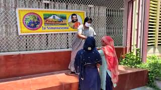 COVID 19-Distributed dry ration to the stranded migrant workers in Narsapur