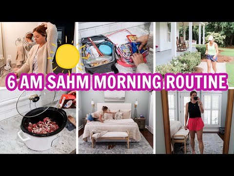 6 AM MORNING ROUTINE | STAY AT HOME MOM SCHEDULE | Amy Darley