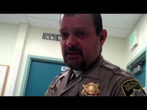 072914p8 - SFGH - Sheriff's Deputy - DO YOU FEEL SAFE and HELPED or HARRASSED?