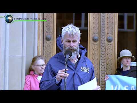 Indlæg ved Flemming Blicher - Stop 5G International, Odense 6. juni