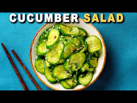 Easy Asian CUCUMBER Salad