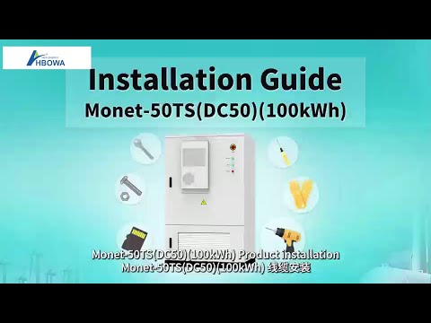 Installation Guide for HBOWA DC50 100KWh Battery Cabinet