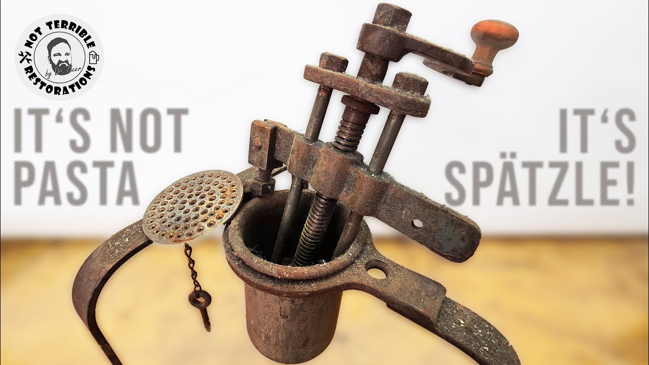 My Masterpiece - Restoration of a German "Spätzle" Pasta Press
