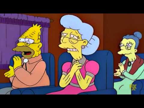The Simpsons - "Gone with the Wind" for seniors (S10Ep20)