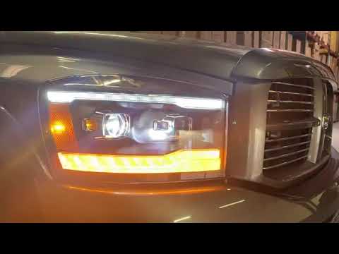 2006 Ram AlpahRex Headlight demonstration