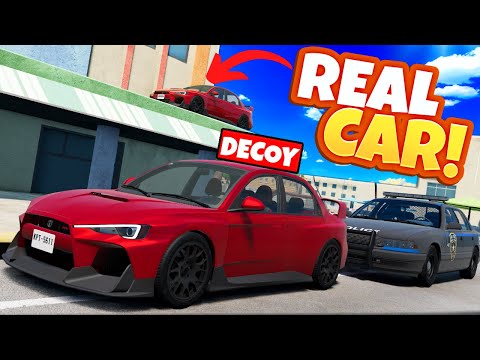 Hide & Seek but We Used FAKE Cars to Win (BeamNG Drive Mods)