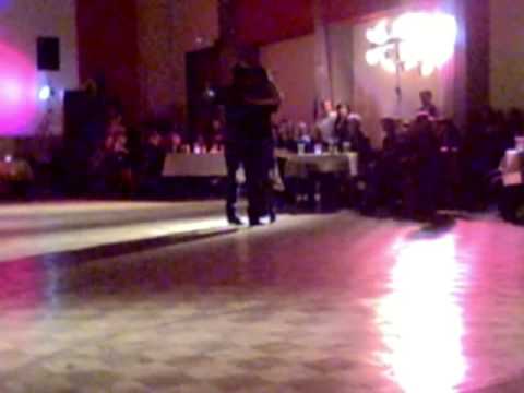  Rachel Greenberg  and  Giovanni Bermond  are  dancing  to  the  tango  "  Ciego  "