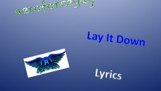 Aerosmith - Lay It Down - Lyrics