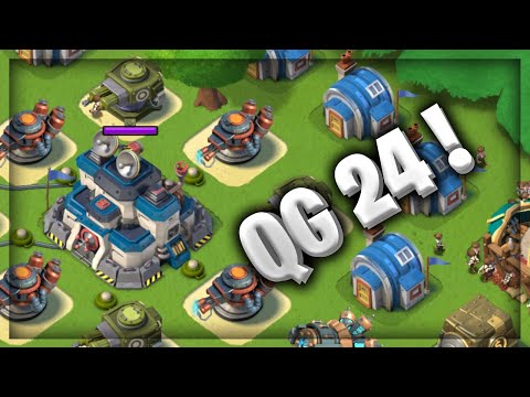 ENFIN LE QG 24 ! (Boom Beach)