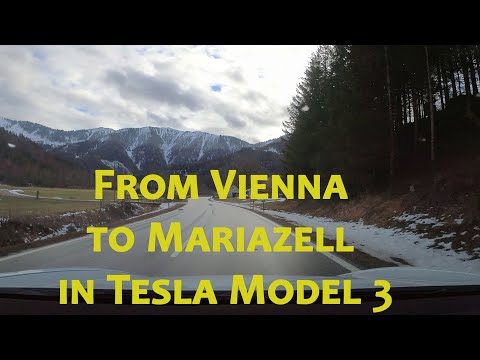 4k 60fps Austrian Mountain Roads from Vienna to Mariazell