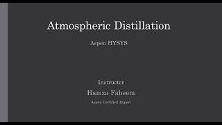 Atmospheric Distillation Column || Refinery Process Video 02