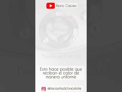Aplicación de calor al cacao. #cacao #chocolateros #beantobar #tostadodecacao