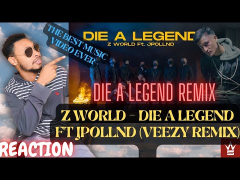 Z World Die A Legend VeeZy Remix | American reacts to Z World Die A legend Jpollnd @veezybeatz