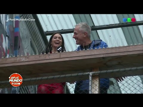 Lali Espósito and Marley in Melbourne – Around the world at home