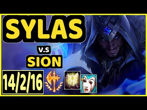NIXERINO (SYLAS) vs SION - 14/2/16 KDA TOP GAMEPLAY - EUW Ranked MASTER