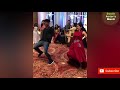 Niveda Thomas Crazy dance with her brother at Family Function
