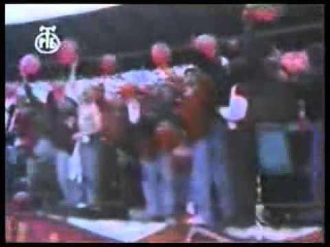 Atmosfera pred utakmicu Crvena zvezda - Bajern 1991