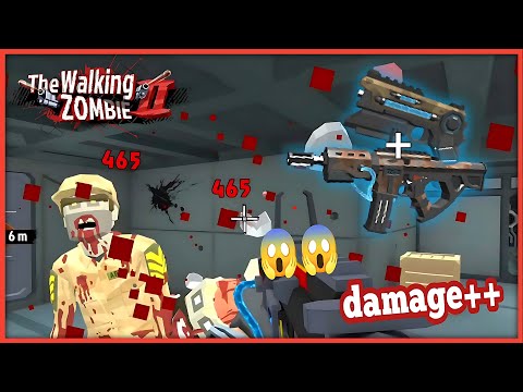 Combo++ Laser Guns Full Upgrade ❄🥶 | The Walking Zombie 2