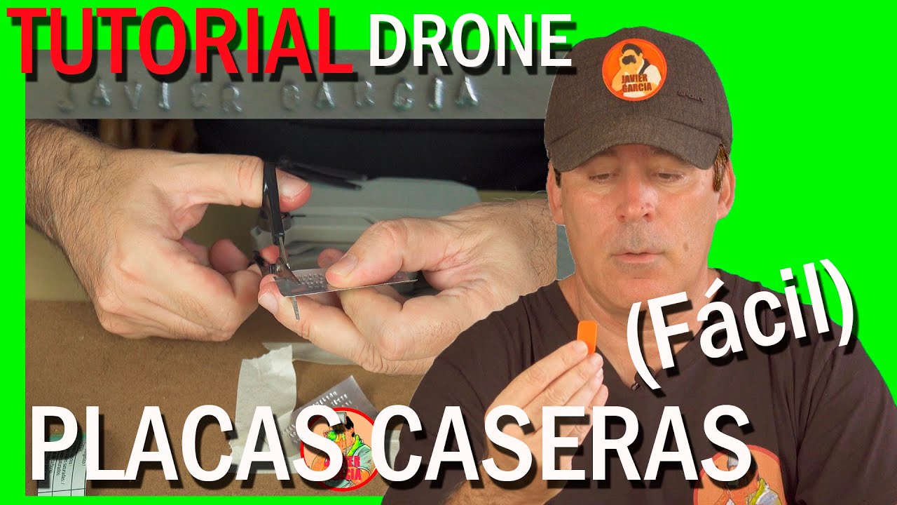 Hacer PLACAS Identificación DRONES (Tutorial FÁCIL)