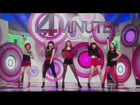【TVPP】4MINUTE - For MUZIK + MUZIK, 포미닛 - 인트로 + 뮤직 @ Comeback Stage, Music Core Live