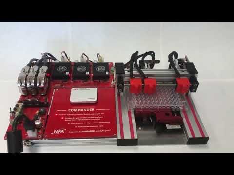 Commander Core, Linear Shaft Motor, and Linear Stage Demo