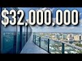 INSIDE THE MOST LUXURIOUS 32 000 000 OCEANFRONT PENTHOUSE FOR SALE ROOFTOP POOL MOVIE THEATRE